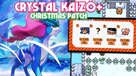 Pokemon Crystal Kaizo+ Christmas Patch - GBC ROM Hack, Difficult, Nuzlocke, Portable PC, Clothes