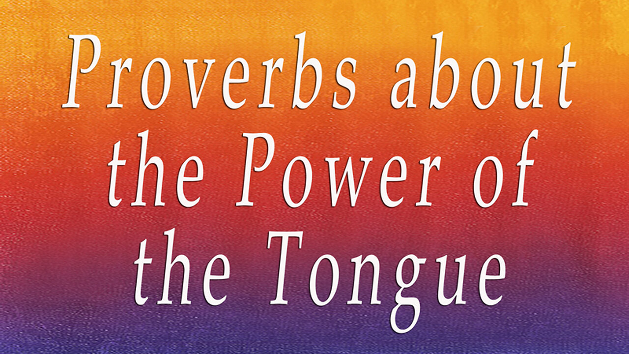 8. Proverbs About the Power of the Tongue | Dr. David Jeremiah