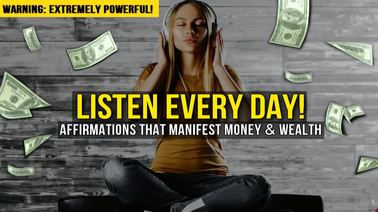Affirmations to Manifest Money & Wealth ("Possibility Thinking" Affirmations) Law of Attraction