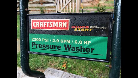How to change the oil, spark plug and air filter on a Sears Craftsman power washer.
