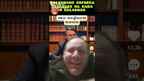 Presidente Bolsonaro jogou na cara da petezada a hipocrisia de Lula