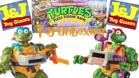 Playmates TMNT (Pizza Tossin Raph and Leo) Action Figures