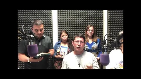 Padre Flaviano Amatulli. Mensaje del Padre Luis Toro con los apóstoles de la palabra.