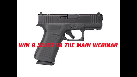 GLOCK 43X MOS MINI #1 FOR 9 SEATS IN THE MAIN WEBINAR