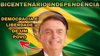 BOLSONARO FALA PARA TVBRASIL | BICENTENÁRIO INDEPENDÊNCIA