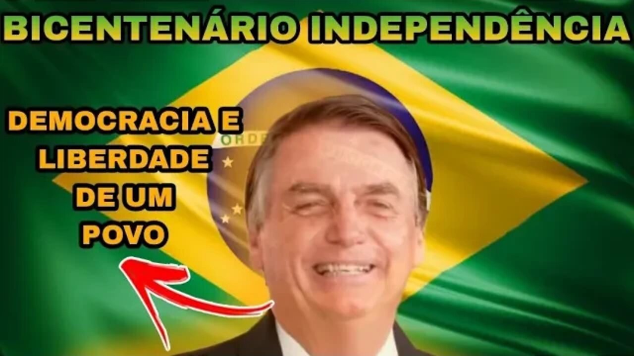 BOLSONARO FALA PARA TVBRASIL | BICENTENÁRIO INDEPENDÊNCIA