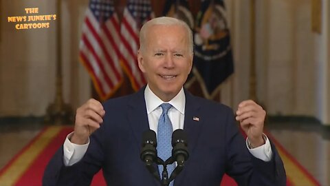 Biden has the nerve to mention 13 U.S. troops killed under his watch to justify the withdrawal.