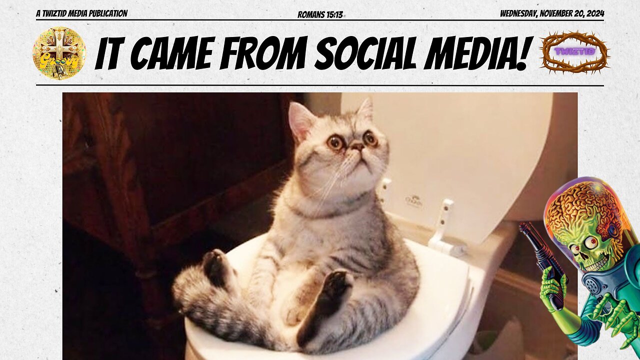BREAKING: CAT CAUGHT IN TOILET SCANDAL—CLAIMS IT WAS ‘JUST A QUICK PAWS!