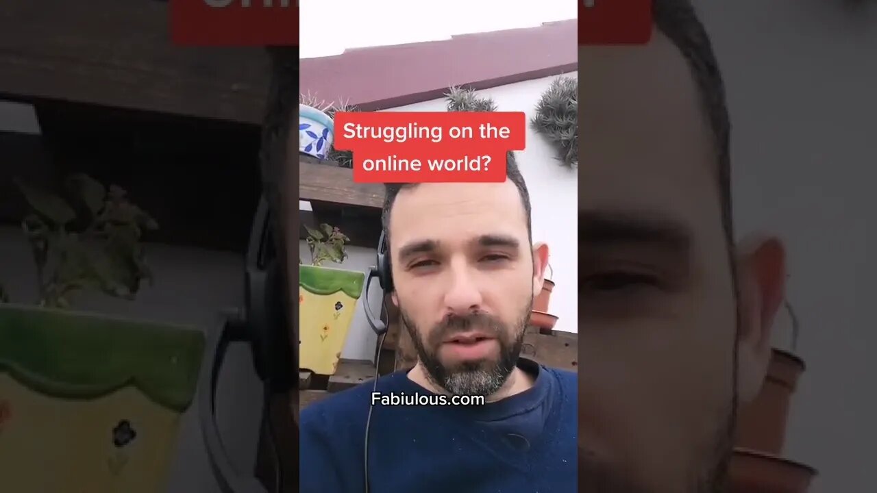 struggling on the online world