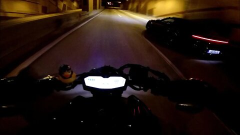 Yamaha Mt-07 Carro top passagem top 😈 "Car top pass top"