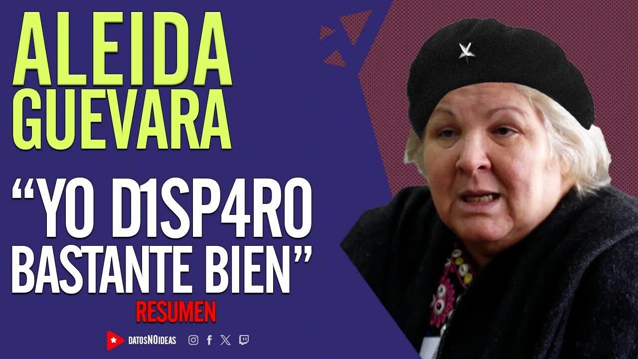 🤣 Aleida Guevara: “Yo D1SPAR0 bastante bien” 🤣