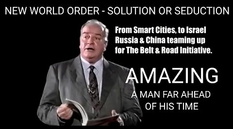 New World Order Solution or Seduction Jeremy Lee. An Amazing Classic Presentation