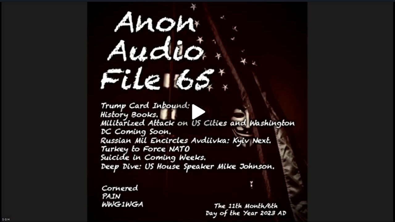 SG Anon: Trump Card Identified | Washington DC Attack Coming | NATO Suicide | House Speaker Mike Johnson