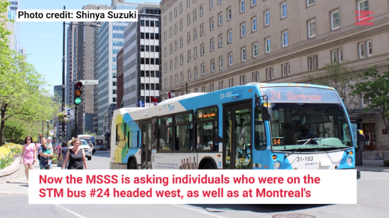 Montreal #24 STM Bus & Café Most Recent Potential Public COVID-19 Exposure Sites