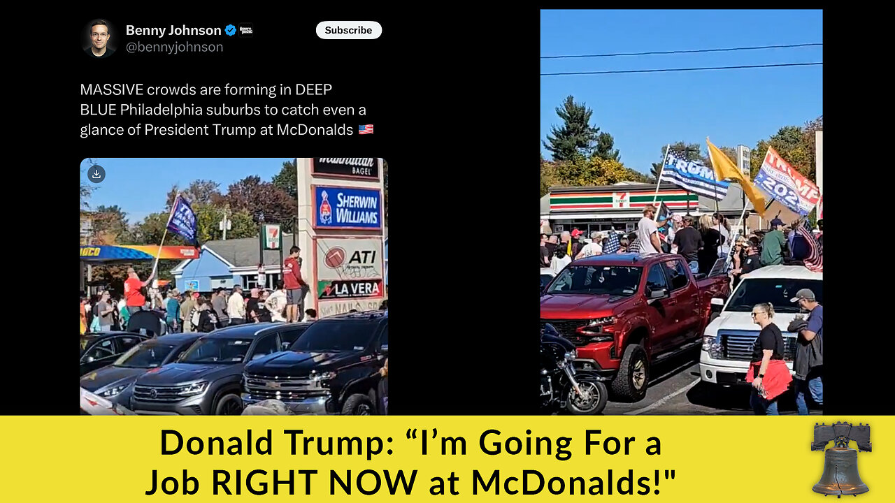Donald Trump: “I’m Going For a Job RIGHT NOW at McDonalds!"