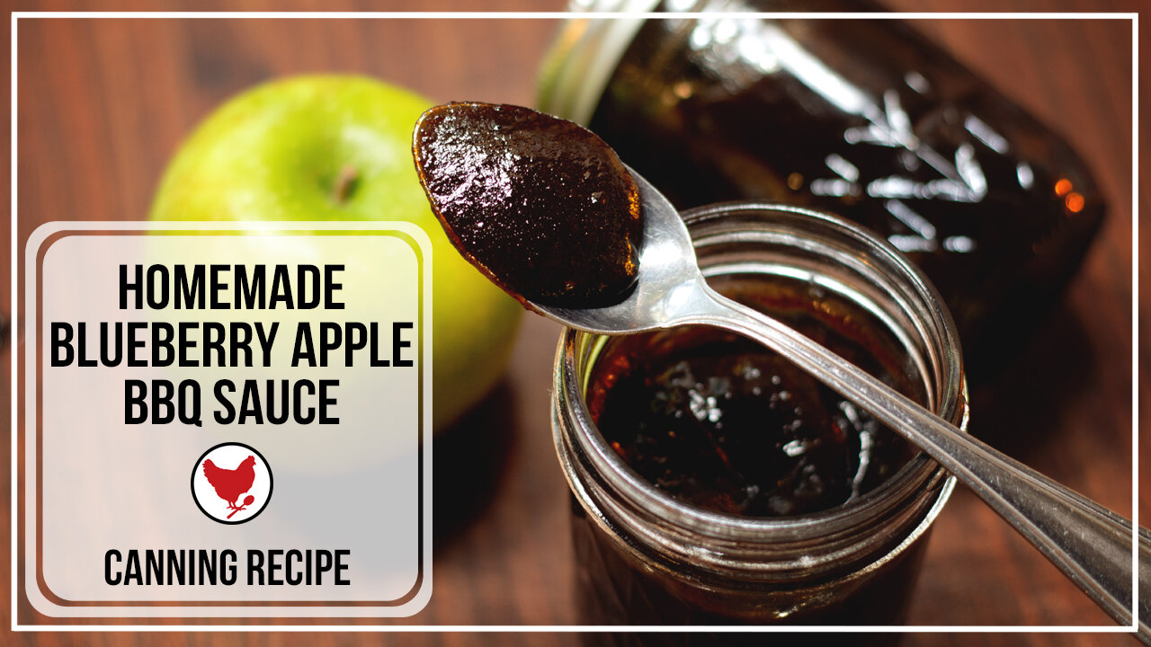 Blueberry Apple Barbecue Sauce | Canning Recipe | The Joyful Pantry