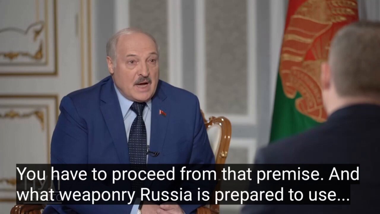 Lukashenko tells AP/Reuters how it is