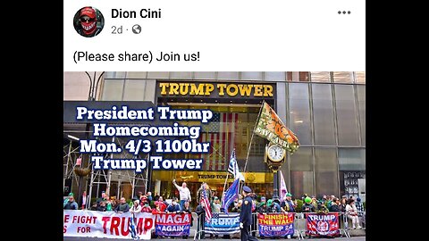 Welcoming Trump at Trump Tower🇺🇸