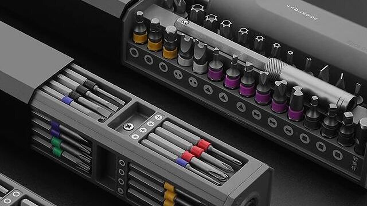 Set of High-quality Precision Magnetic Multifunction Screwdrivers