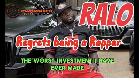Atlanta Rapper/Entrepreneur Ralo regrets being a rapper