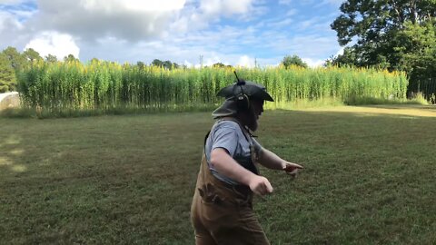 Something Unexpected Mowing Sunn Hemp