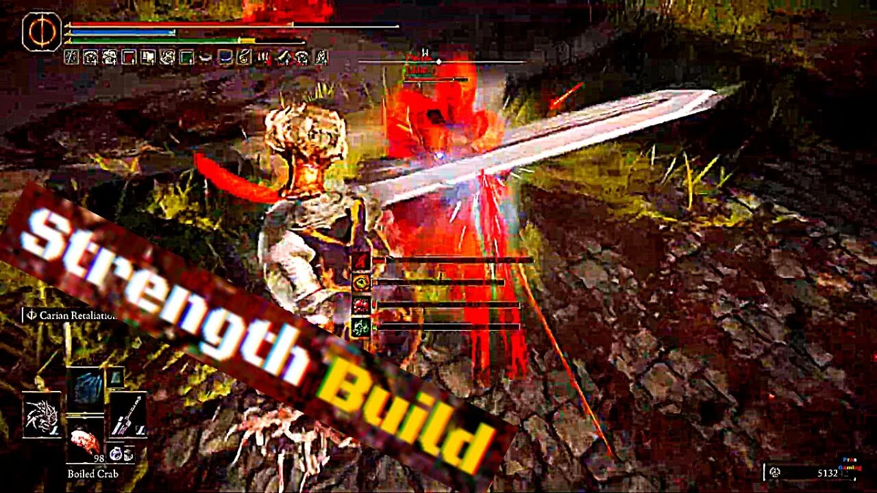 I changed my build to be more strength based | Elden Ring