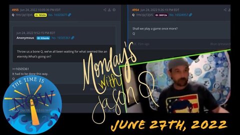 LIVE 6/27/22 - Monday's with Jason Q