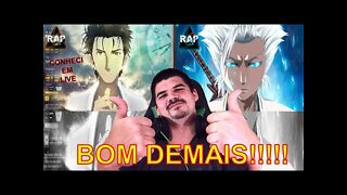 REACT 2 EM 1 Rap do Okabe Rintarou E do Toshiro Hitsugaya - APOLO - MELHOR DO MUNDO