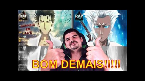 REACT 2 EM 1 Rap do Okabe Rintarou E do Toshiro Hitsugaya - APOLO - MELHOR DO MUNDO