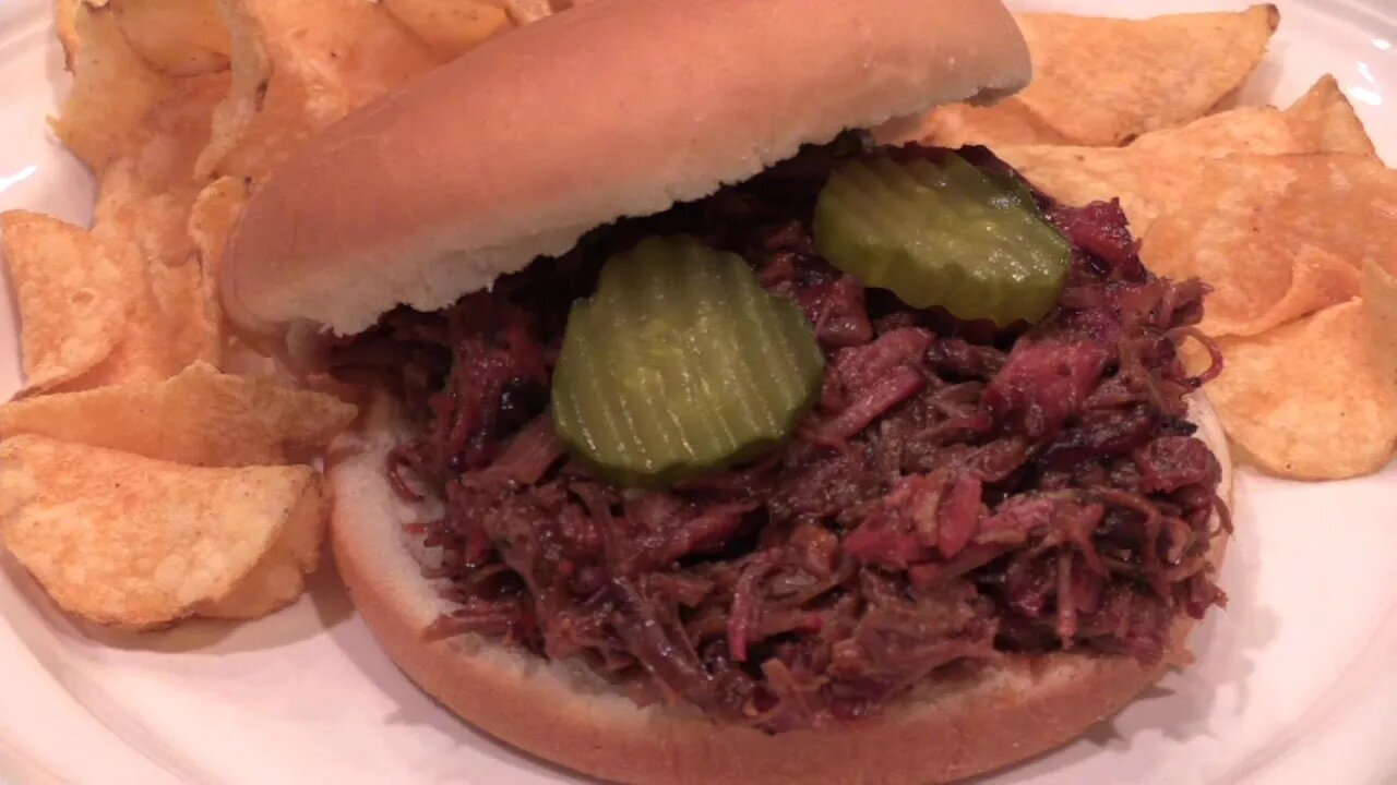 BBQ Chopped Beef Sandwiches