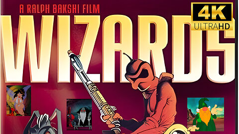 Wizards trailer (1977) (Ai Upscaled 4k) (60fps)