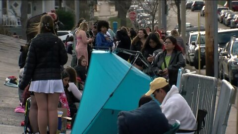 Fans camp out overnight for Olivia Rodrigo concert at The Rave in Milwaukee