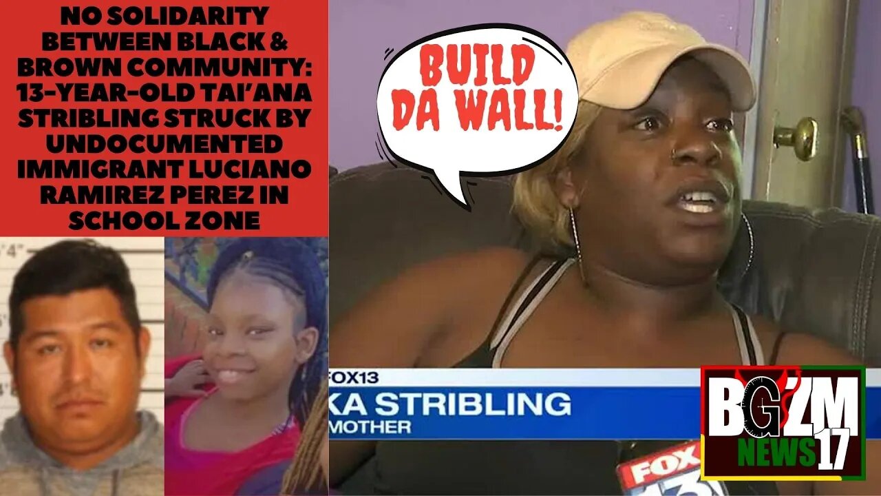 Build The Wall: 13-year-old Tai’ana Stribling struck by Undocumented Immigrant Luciano Ramirez Perez