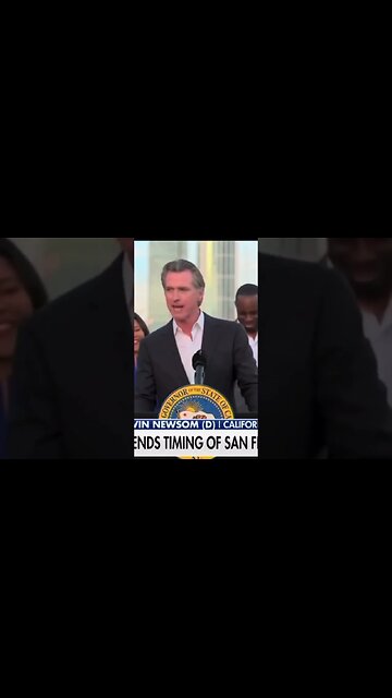 Gavin Newsome admits they are cleaning up the city because the Chinese are coming to visit.