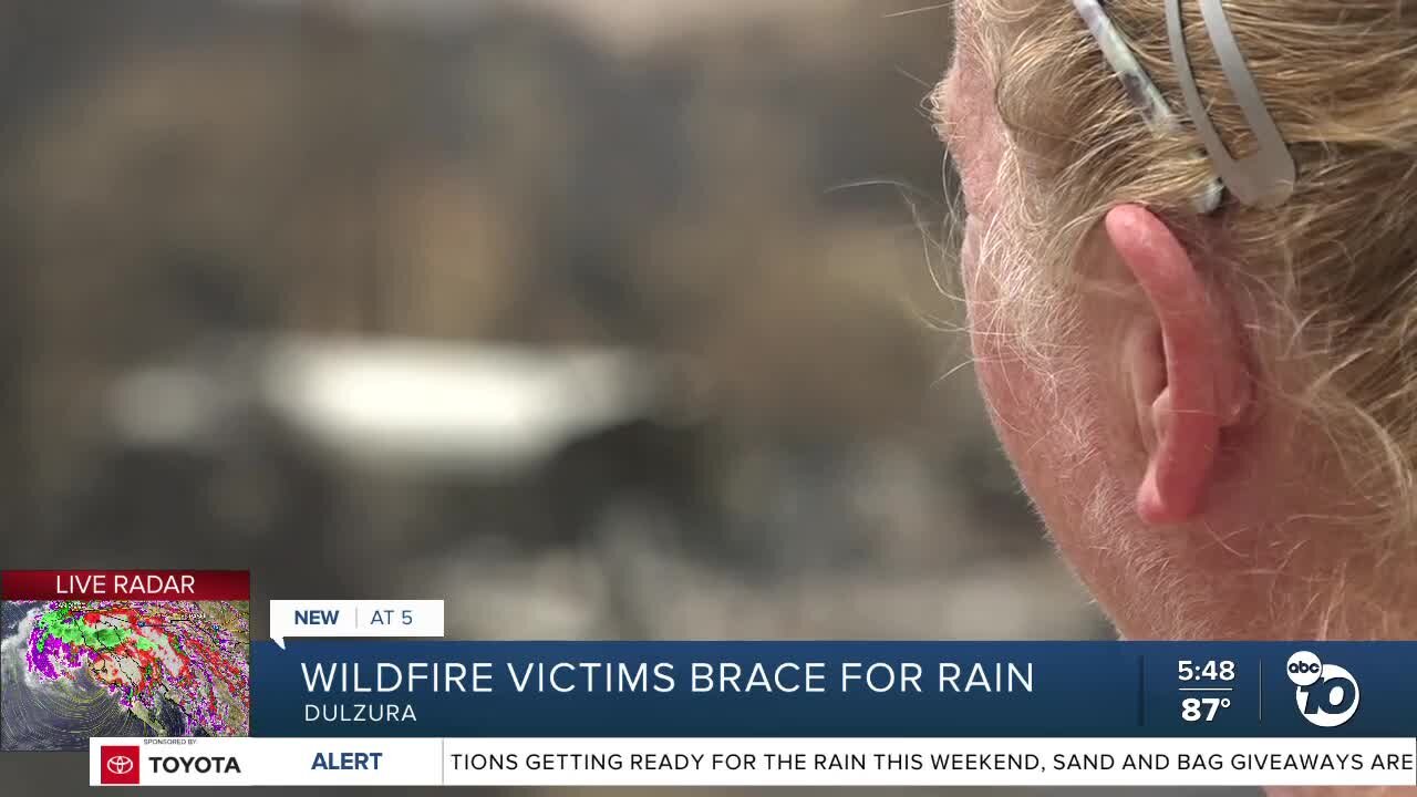 'I'm afraid for my home': Border 32 Fire victims brace for rain, gusty winds