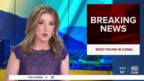 Body found in Phoenix canal Tuesday morning
