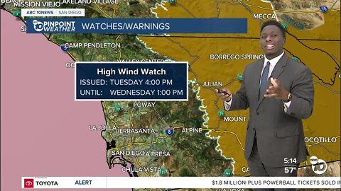 ABC 10News Pinpoint Weather with Weather Anchor Moses Small