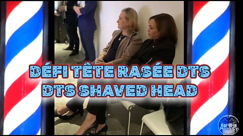 DÉFI TÊTE RASÉE DTS DTS SHAVED HEAD Contre l'élection de Trump.✂️🪓🔪🪚
