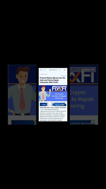 Fintech Makes Moves Into the Auto and Home Repair Industries With FixxFi #cryptomash #crypto