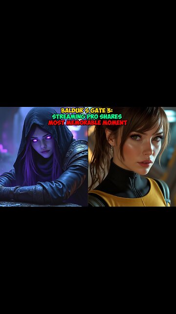 Baldur's Gate 3 Streaming PRO Shares MOST MEMORABLE Moment