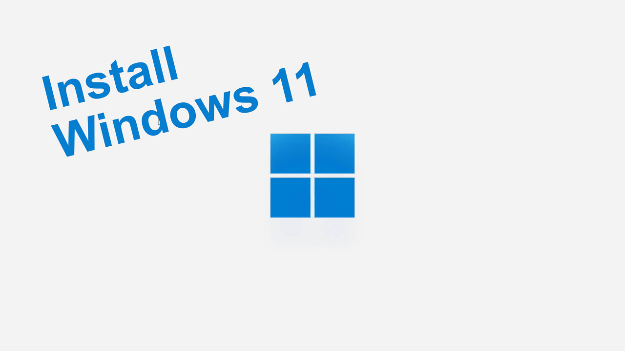 Install Windows 11