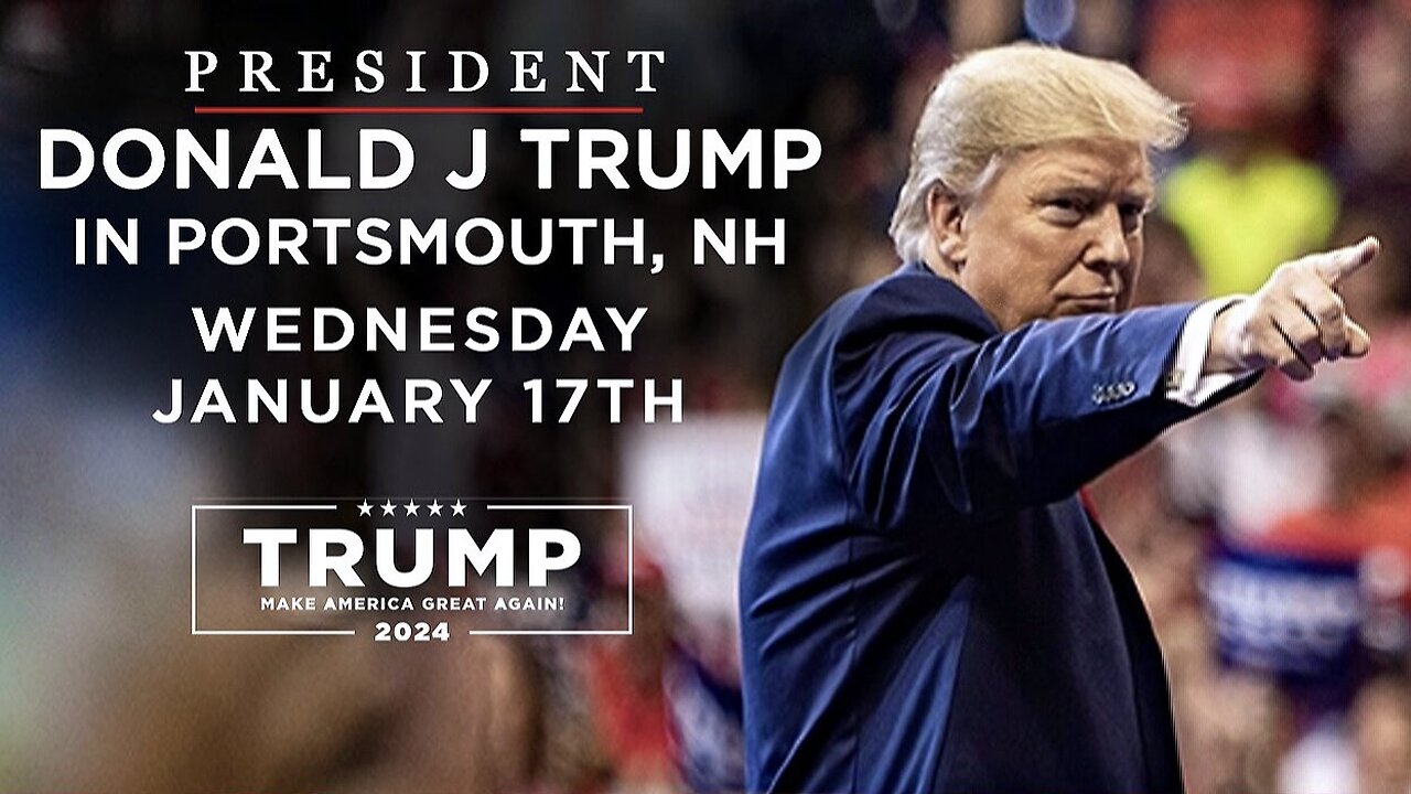 President Trump's Rally in Portsmouth, NH (1/17/24)