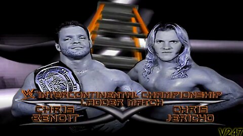 Chris Jericho vs Chris Benoit Ladder Match Royal Rumble 2001 Highlights