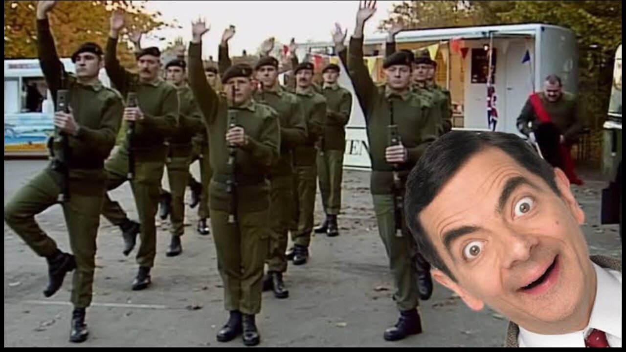 Mr. Bean Funny Army Movements