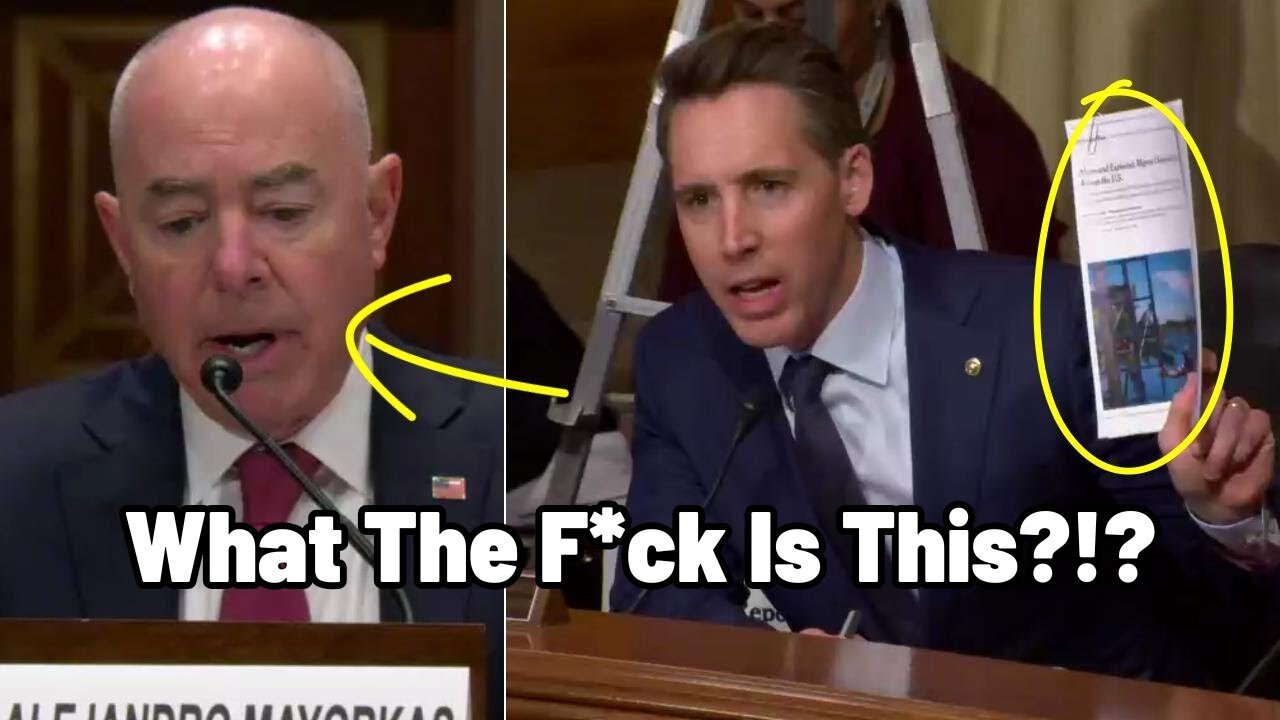 Sen. Josh Hawley BLOWS UP At DHS Sec. Mayorkas For Trafficking & Abuse Of Migrant Children!