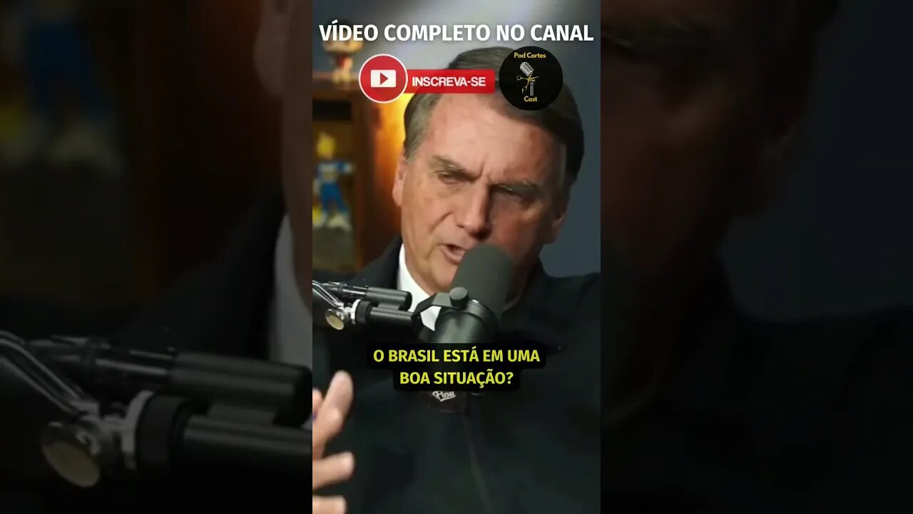 COMO ESTÁ A SITUAÇÃO DO BRASIL? #shorts #bolsonaro #presidentebolsonaro #flowpodcast