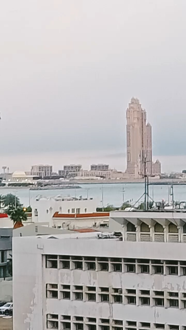 Raining day in Dubai Morning view