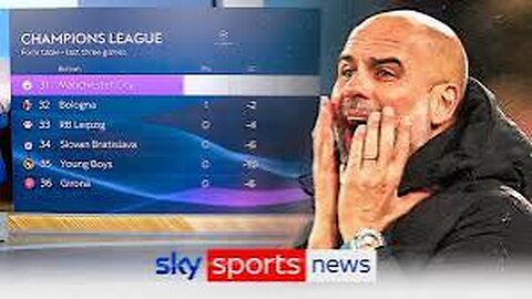 How close are Manchester City to a shock Champions League exit_