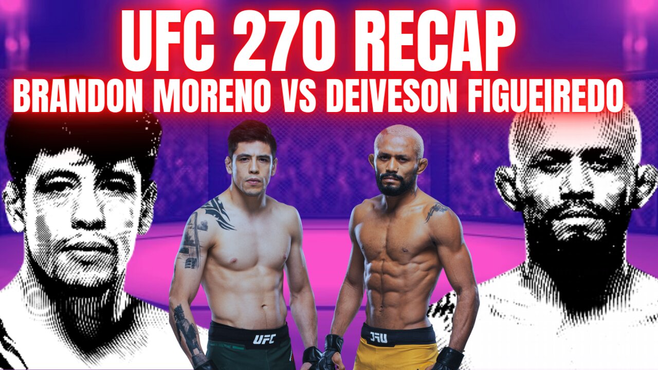 Deiveson Figueiredo DEFEATS Brandon Moreno to become the NEW UNDISPUTED Flyweight Champion!