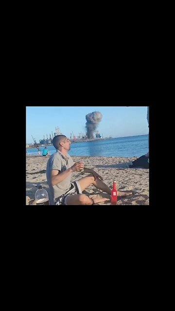 🇷🇺 A Powerful Explosion In The Port Of Berdyansk Was The Result Of Demining In The Port Area